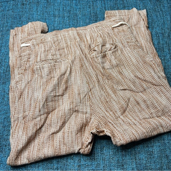 Free People Light At Sunrise Crop Pants in Beige Brown - Picture 4 of 7